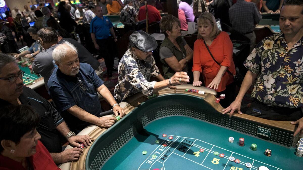 Craps keeps players cheering with every roll